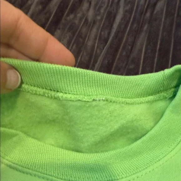 Green Graphic Grinch Sweatshirt - Picture 8 of 8